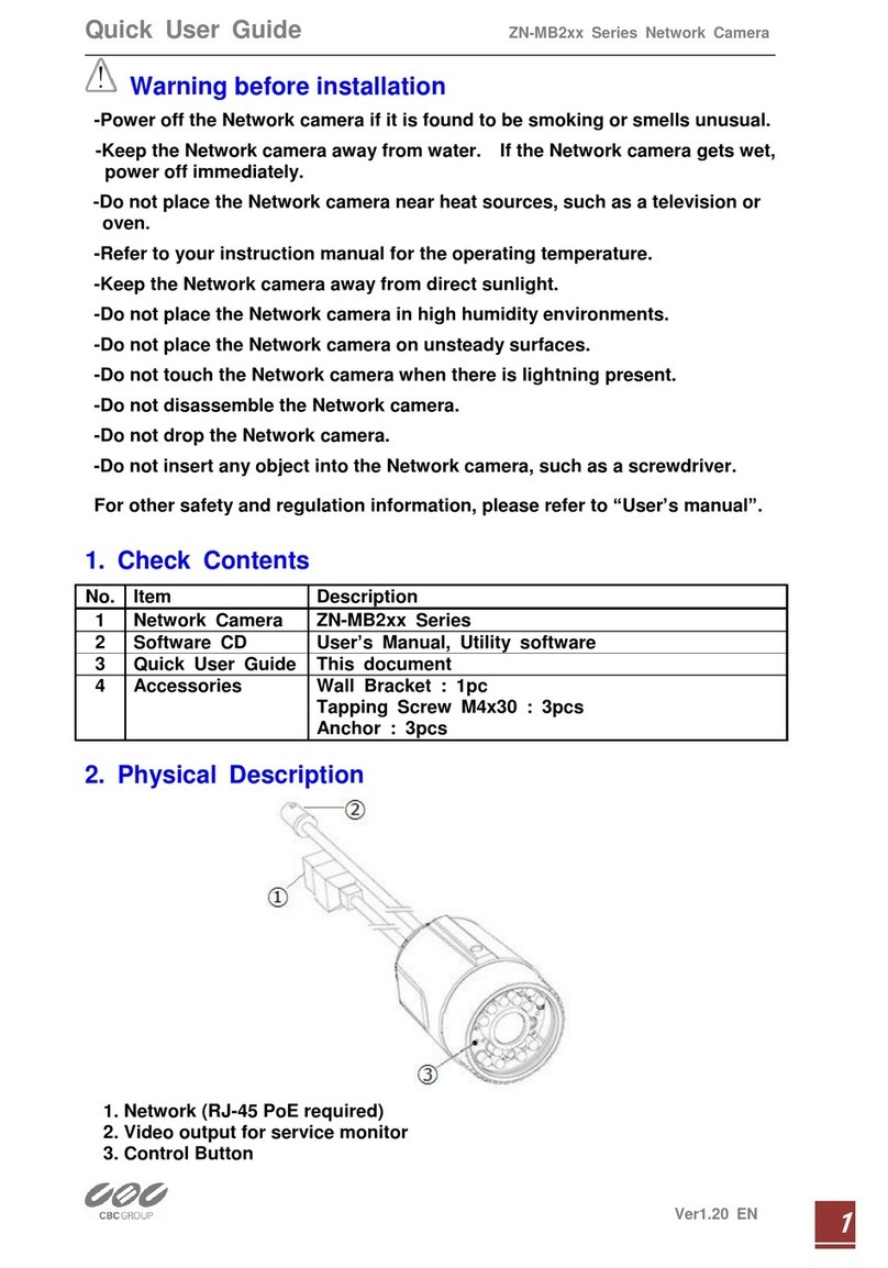 CBC ZN-MB2 Series Instruction manual
