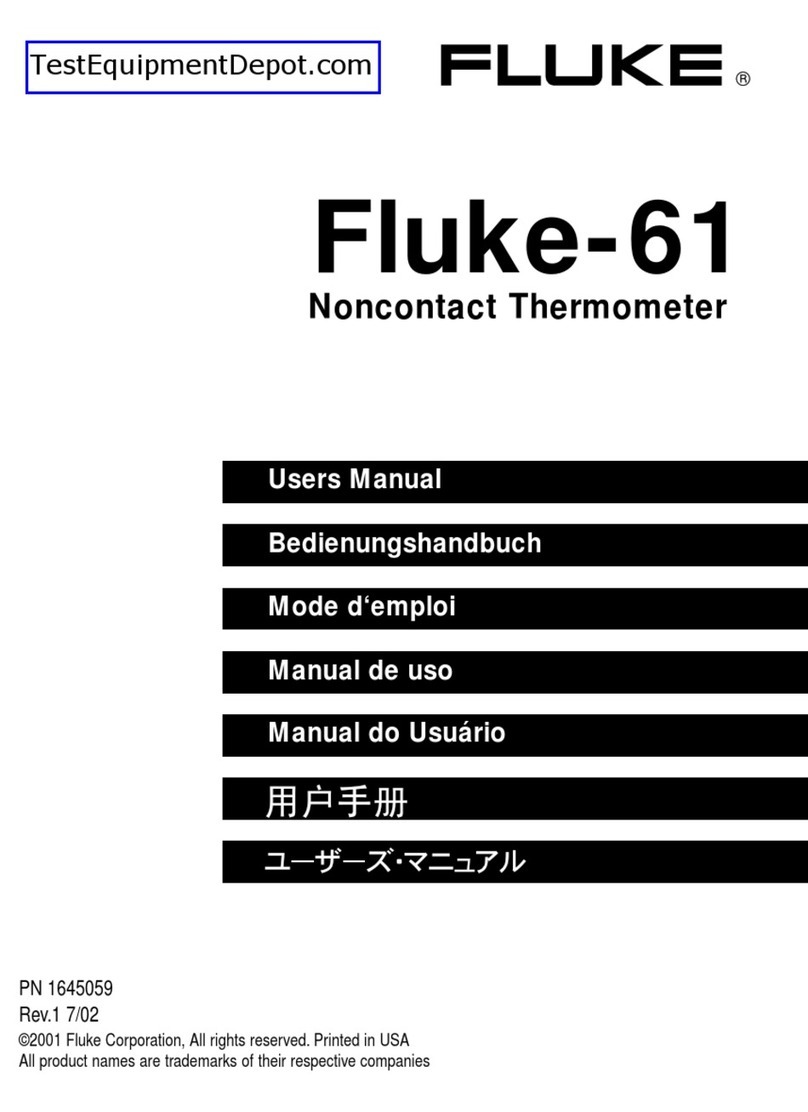 Fluke Fluke-61 User manual