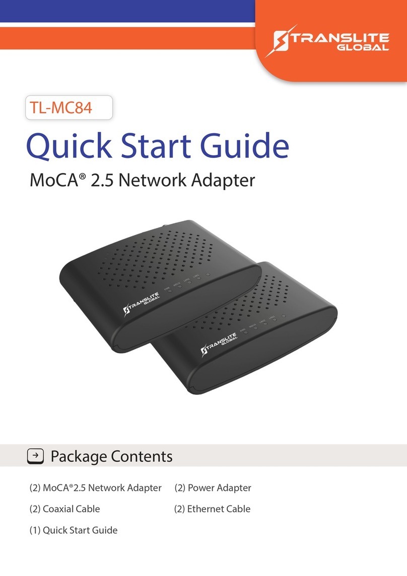 TransLite TL-MC84 quick start guide