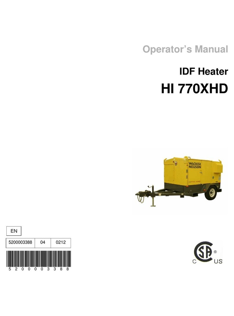 Wacker Neuson HI 770XHD Operator's manual