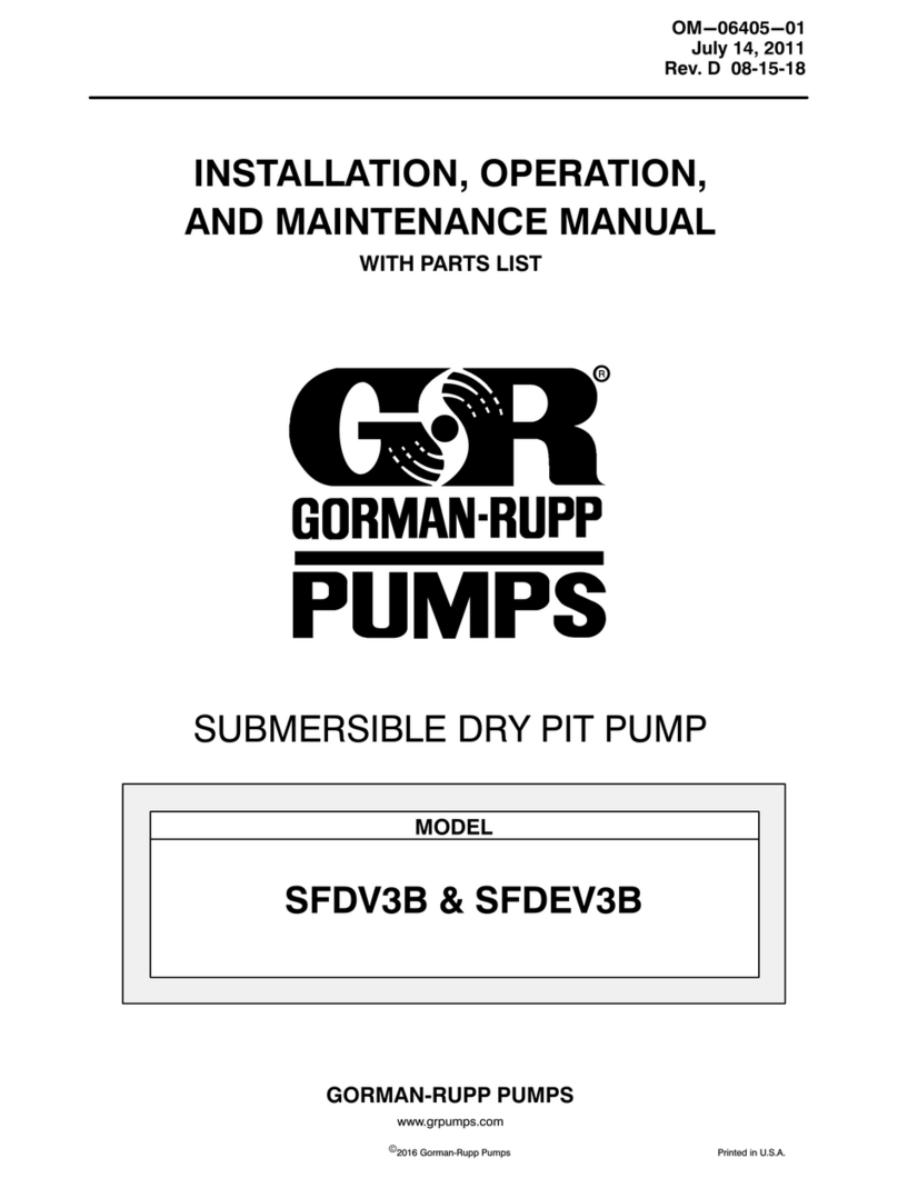 GORMAN-RUPP SFDV3B Application guide