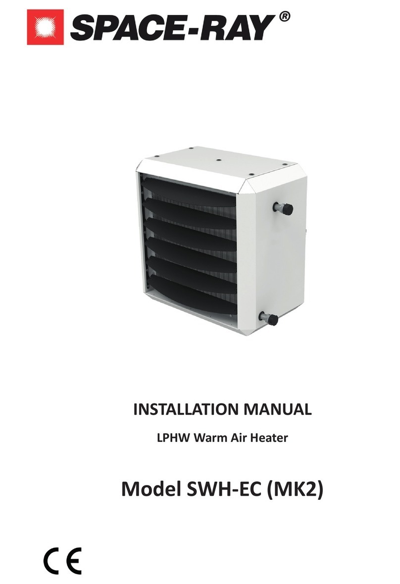 Space-Ray SWH115-EC User manual