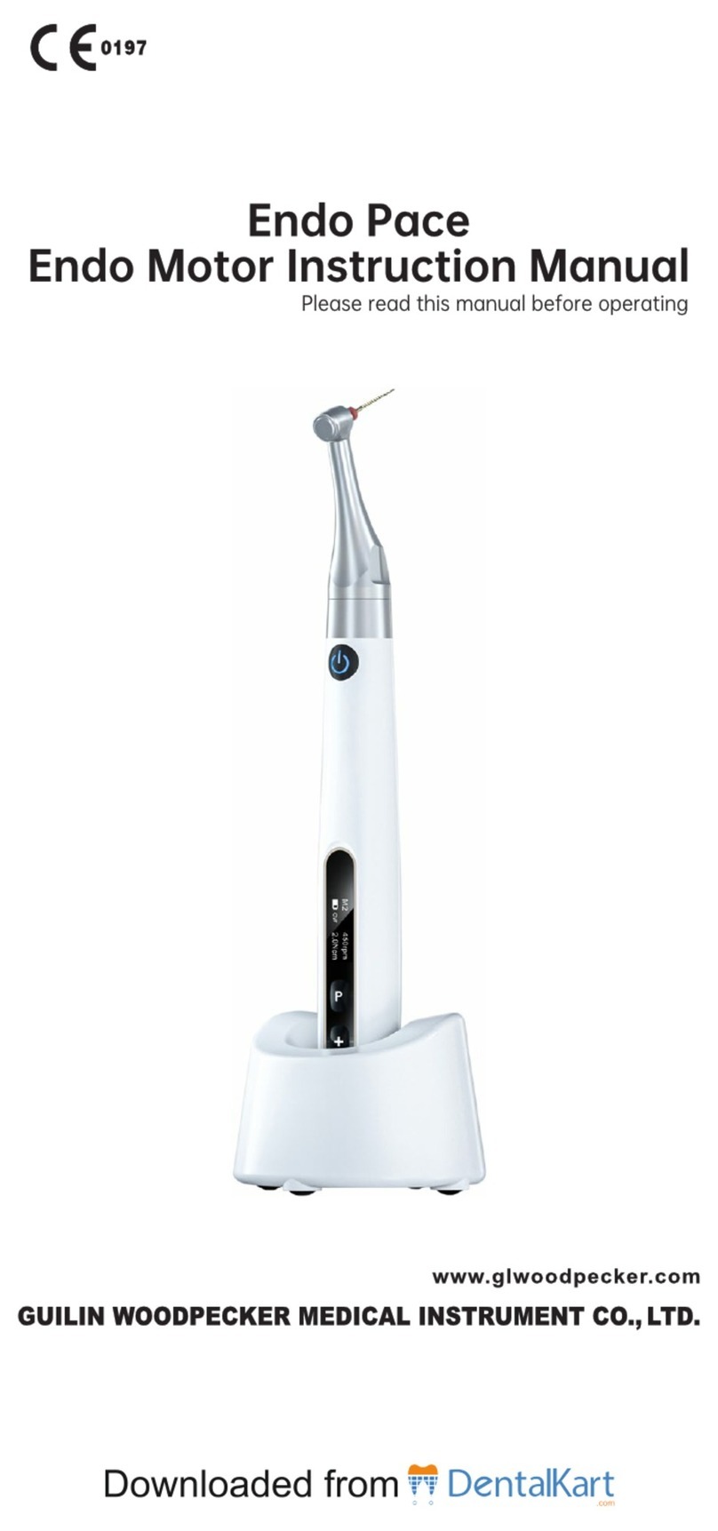Guilin Woodpecker Medical Instrument Endo Pace instruction manual