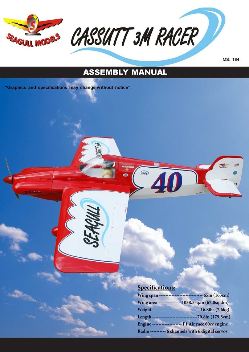Seagull Models CASSUTT 3M RACER Assembly manual