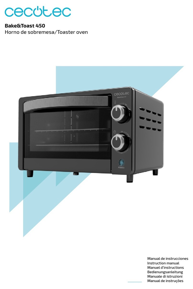 cecotec Bake&Toast 450 User manual