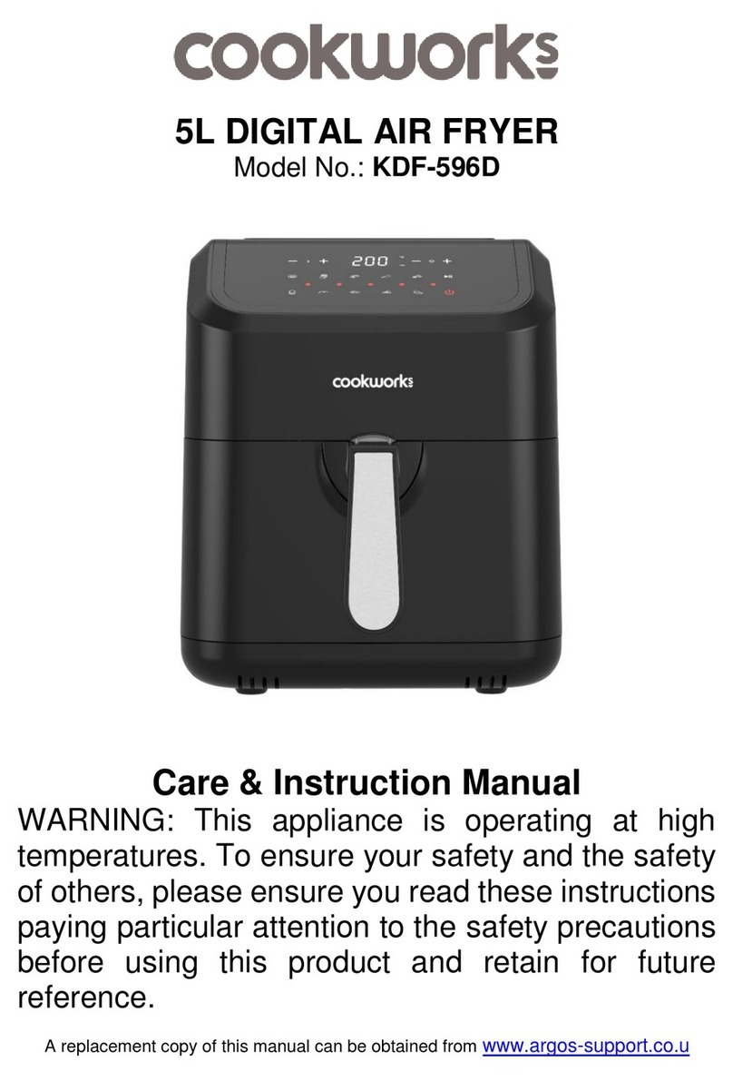 Cookworks KDF-596D Manual Cookworks KDF-596D Manual