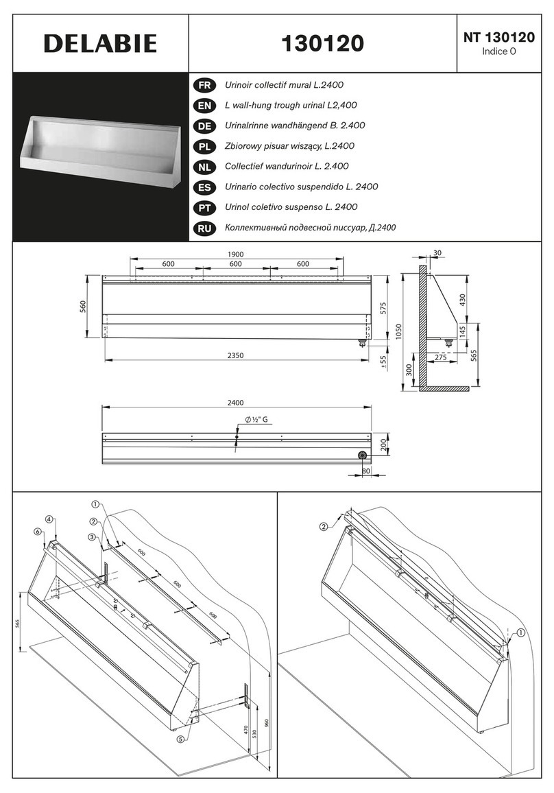 Delabie 130120 manual