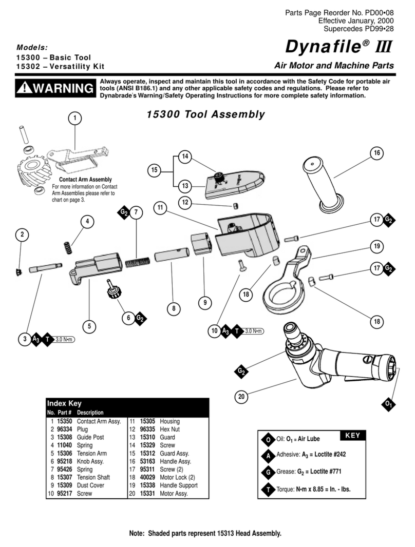 Dynabrade Dynafile III Assembly