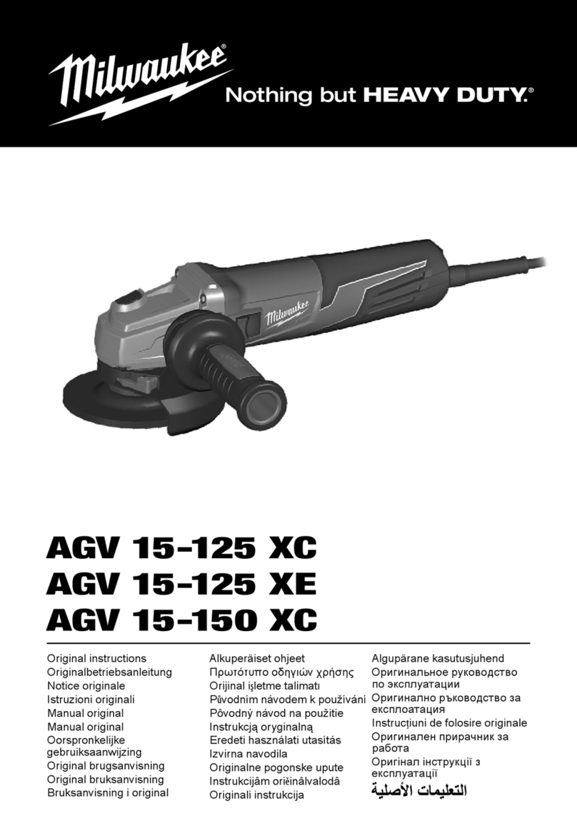 AEG AGV 15-125 XC Original instructions