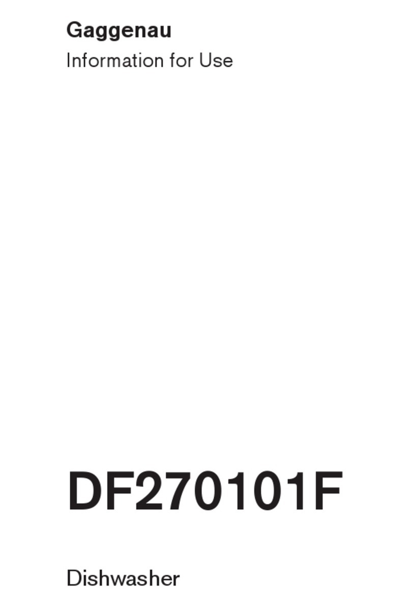 Gaggenau DF270101F Specification sheet
