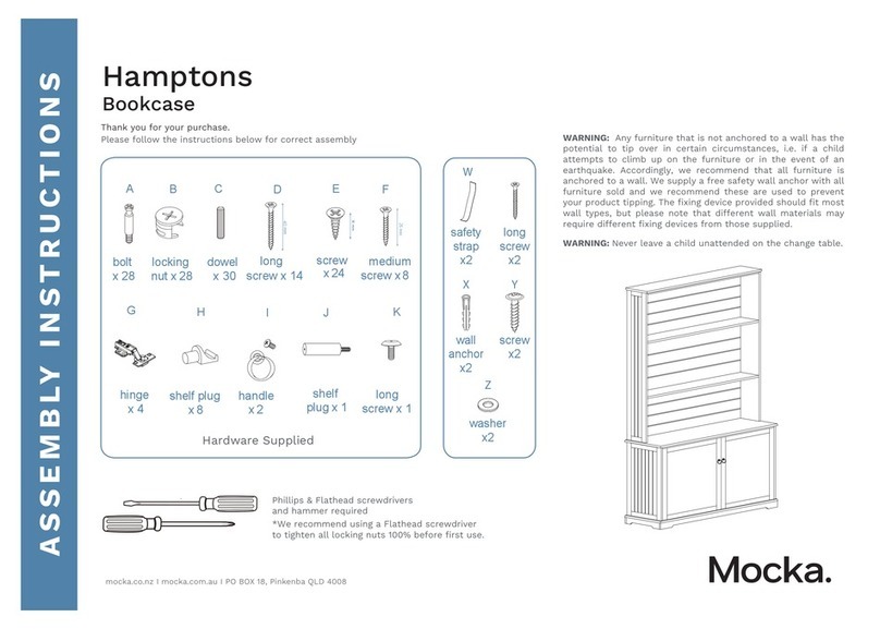 Mocka Hamptons User manual Mocka Hamptons User manual