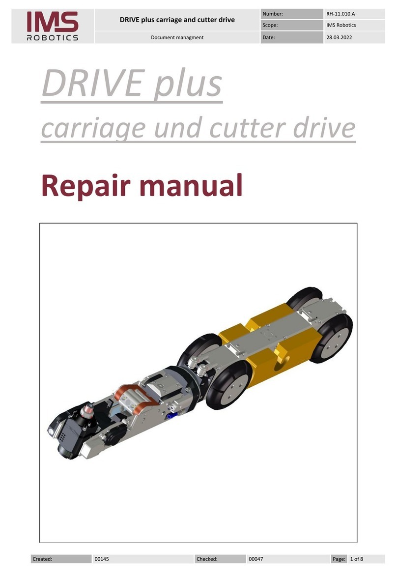 IMS ROBOTICS DRIVE plus Repair manual