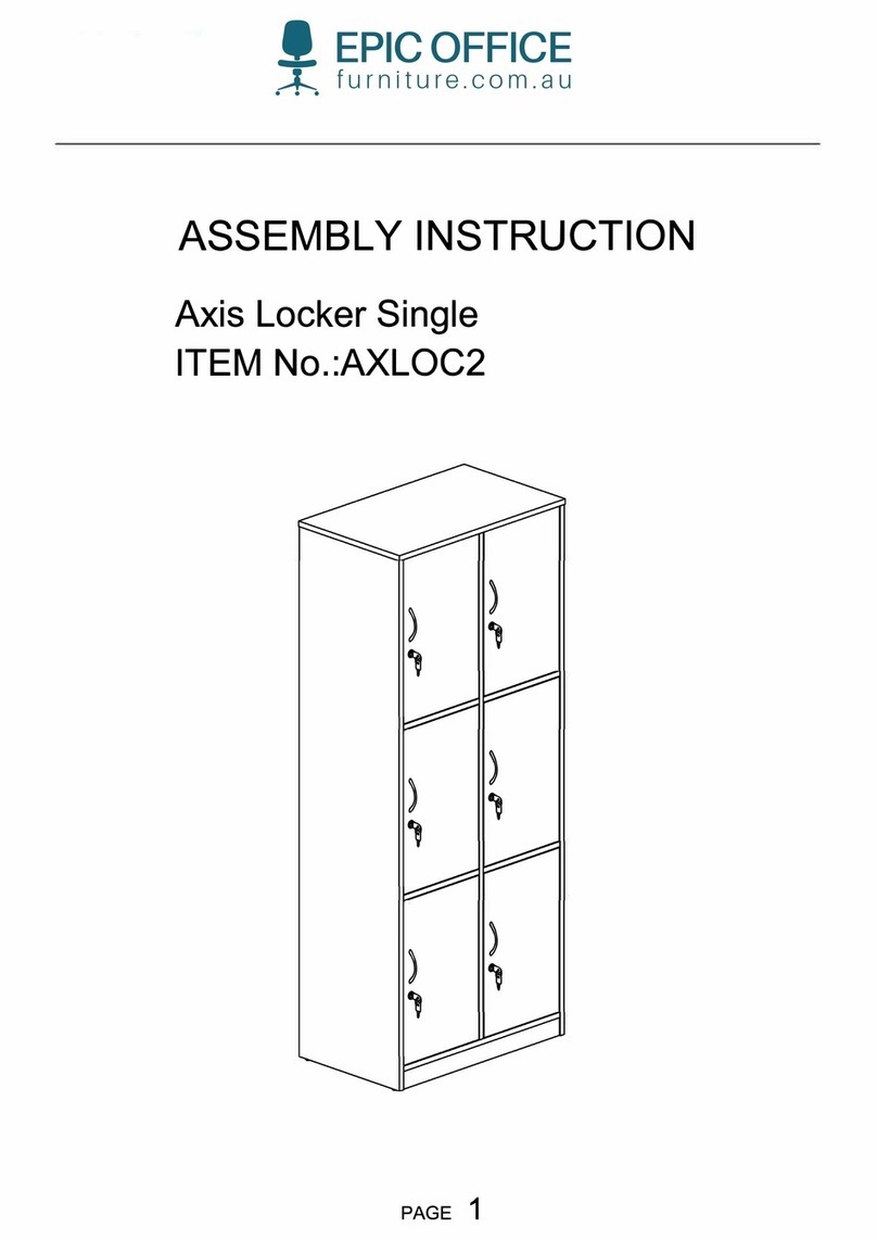 Epic Office Furniture Axis AXLOC2 Assembly instruction