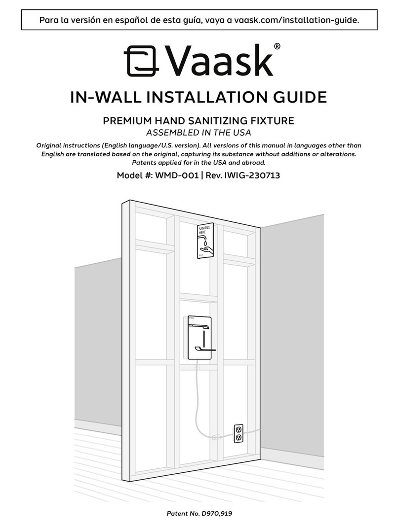 Vaask WMD-001 installation guide