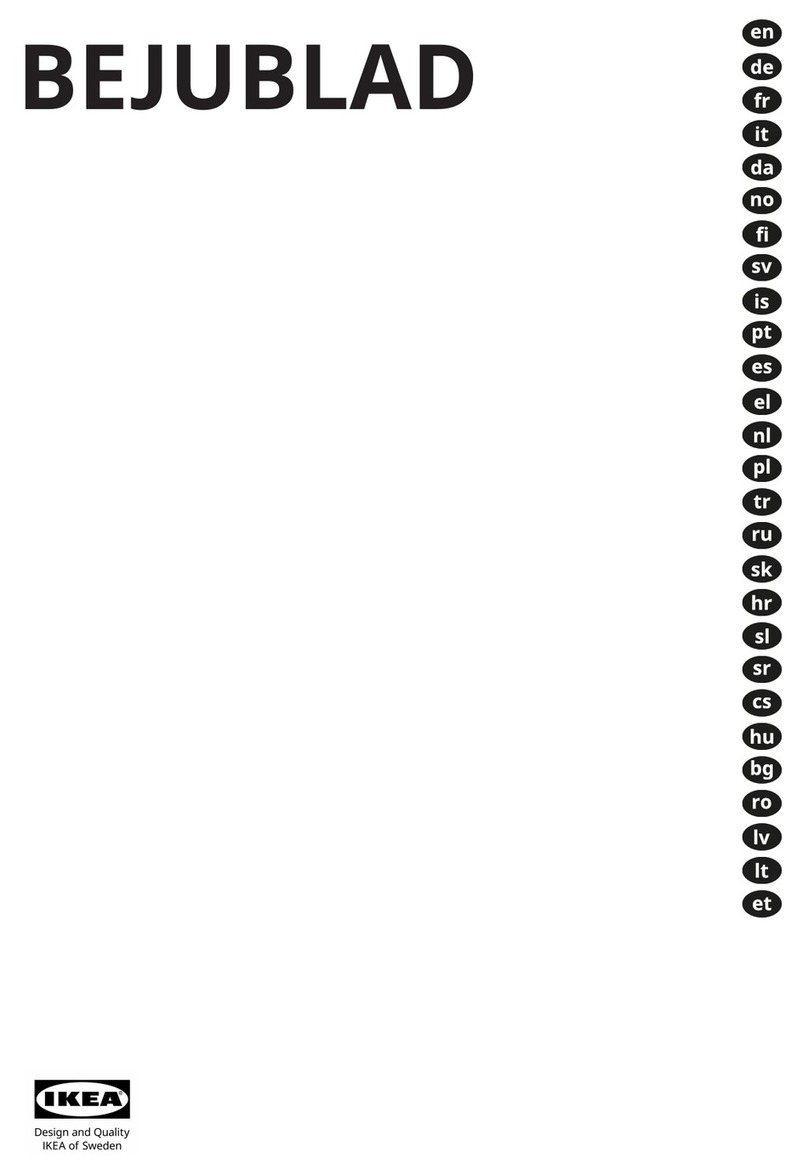 IKEA BEJUBLAD manual