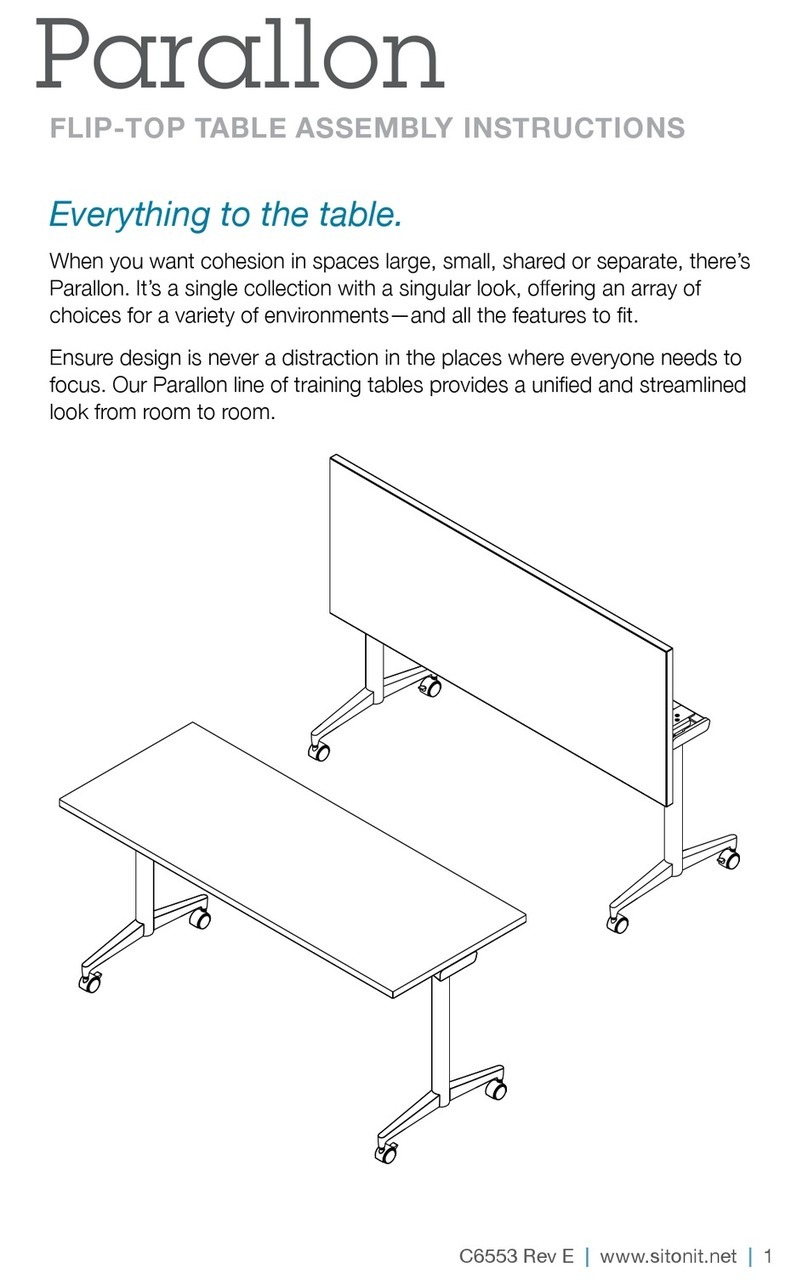 SitOnit Seating Parallon User manual