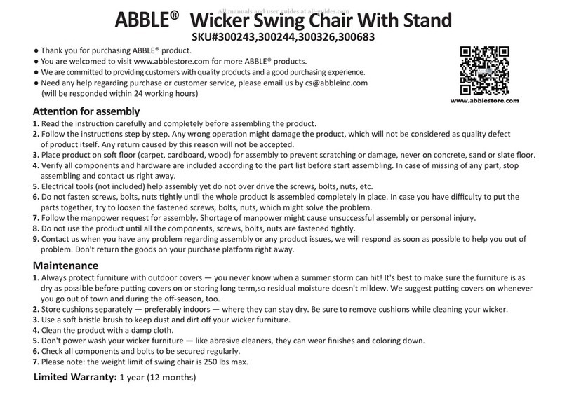 Abble 300243 User manual