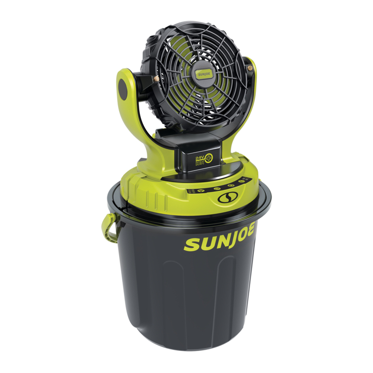 sunjoe 24V-MSTFAN-LTE User manual