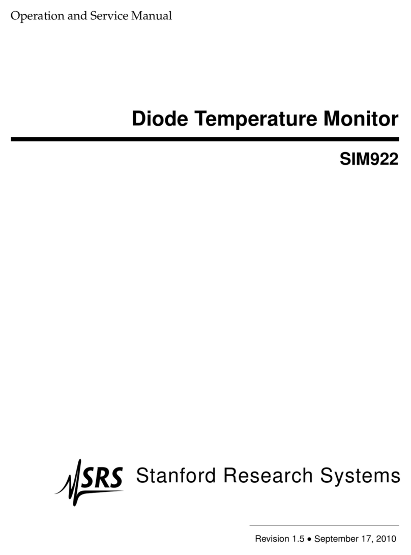 SRS Labs SIM922 Operation manual