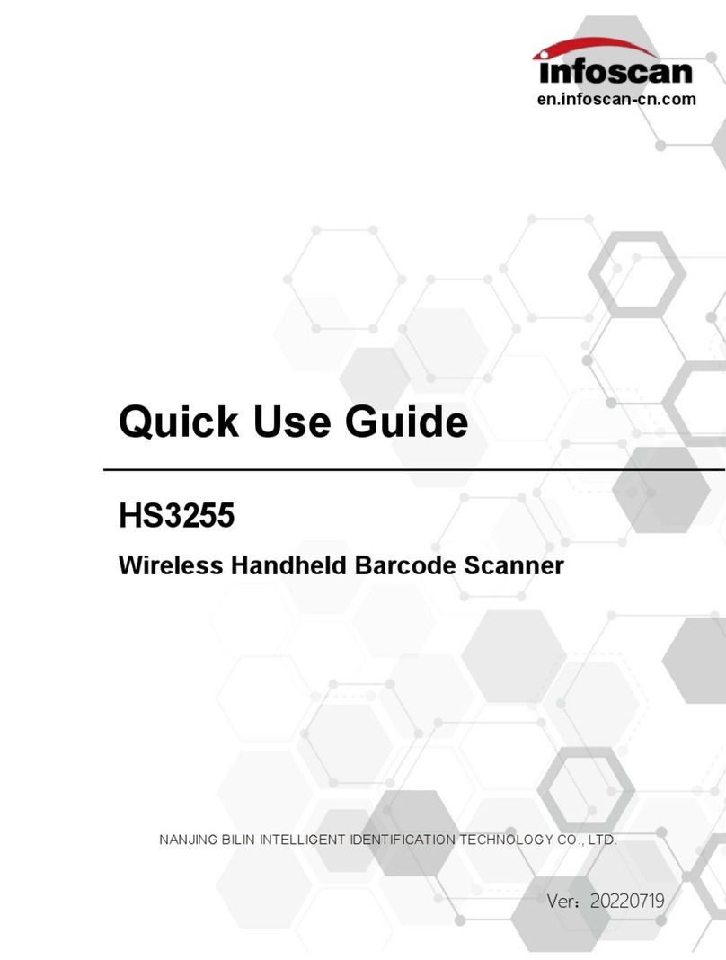 Infoscan HS3255 Quick use guide