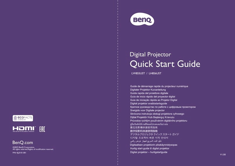 BenQ LW855UST User manual