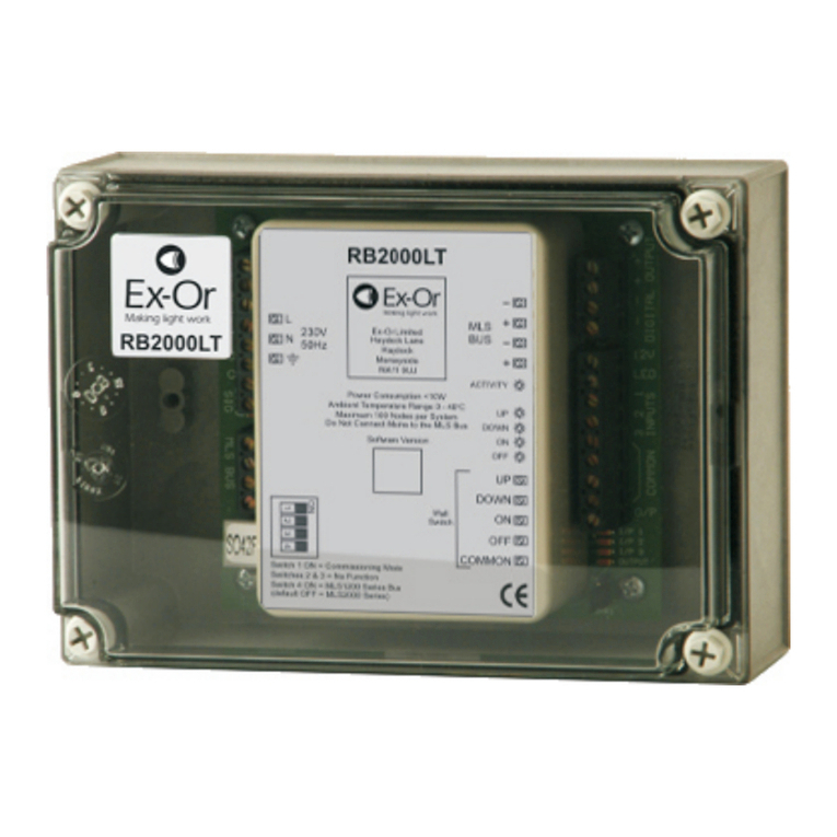 Exor RB2000LT user manual