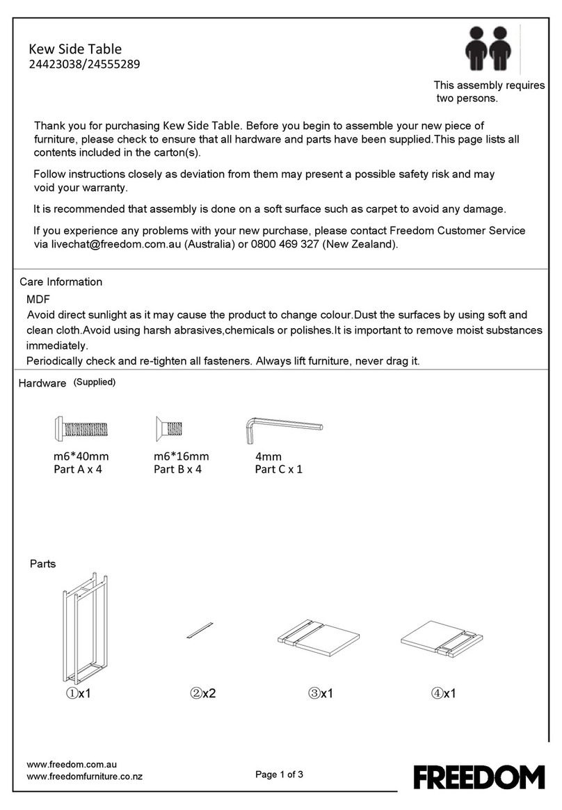 Freedom 24423038 User manual Freedom 24423038 User manual