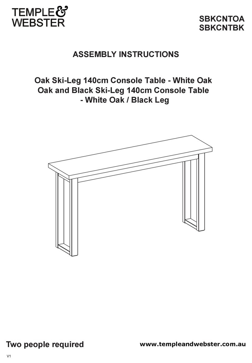 TEMPLE & WEBSTER SBKCNTOA User manual TEMPLE & WEBSTER SBKCNTOA User manual