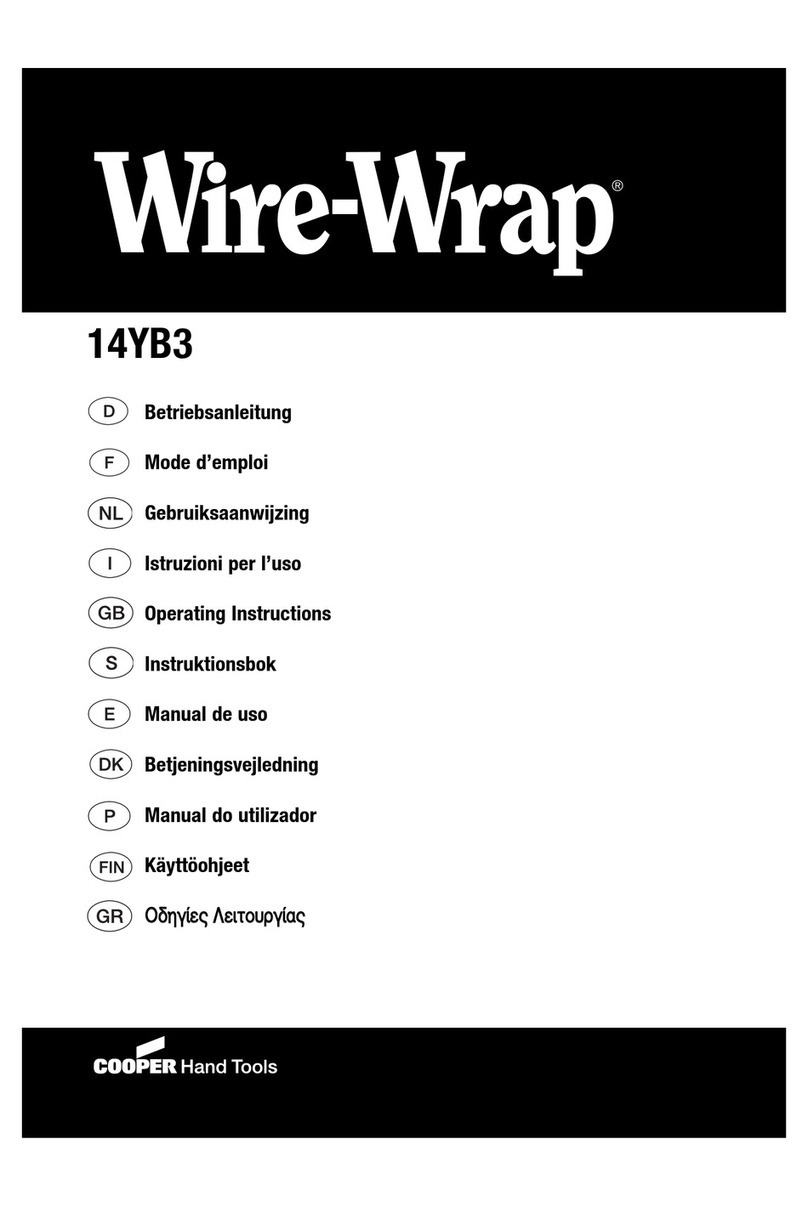 Cooper Hand Tools Wire-Wrap 14YB3 User manual