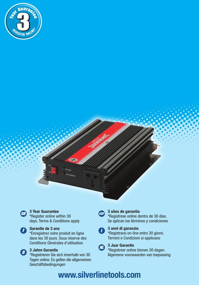 Silverline POWER 168754 User manual