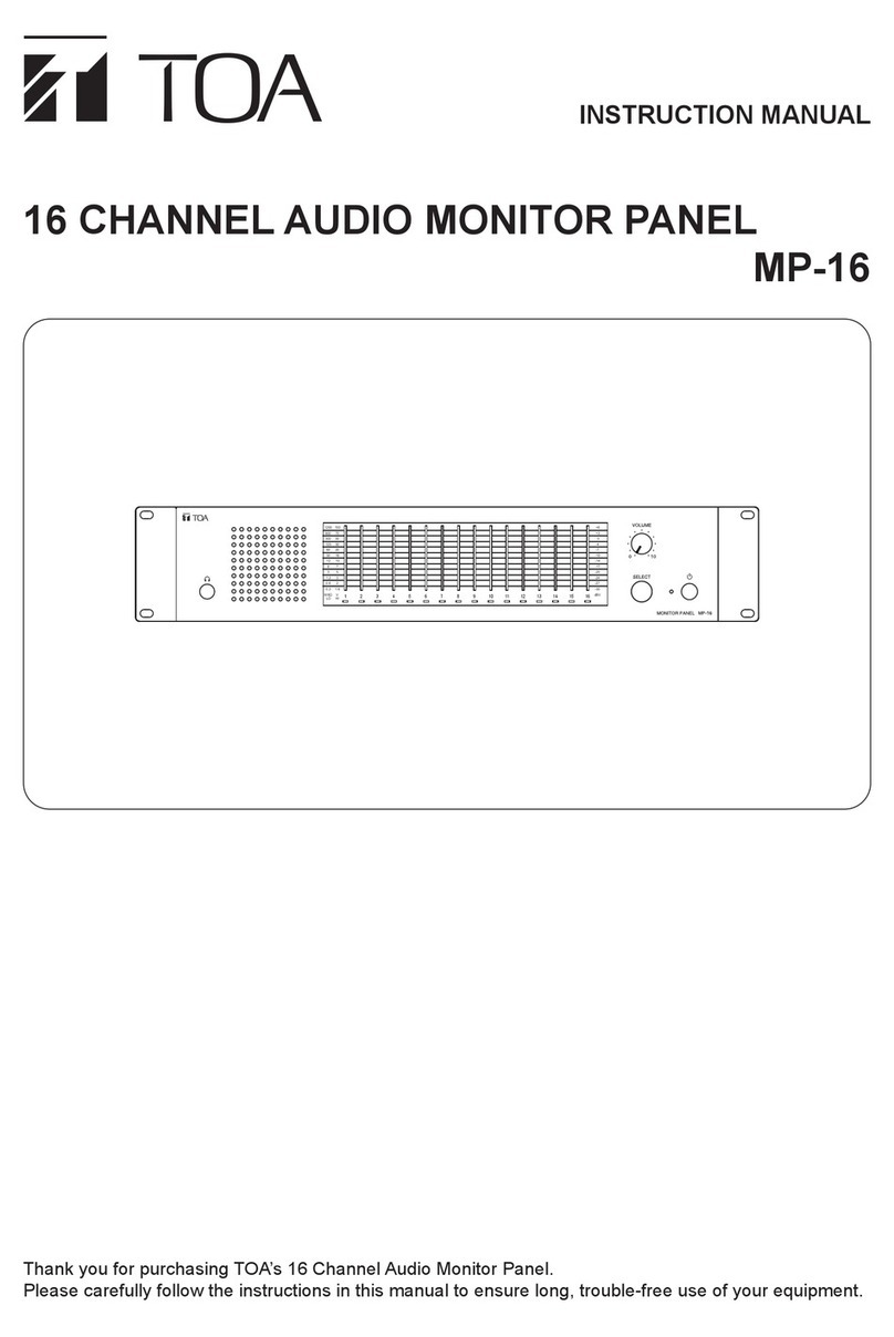 Toa MP-16 instruction manual