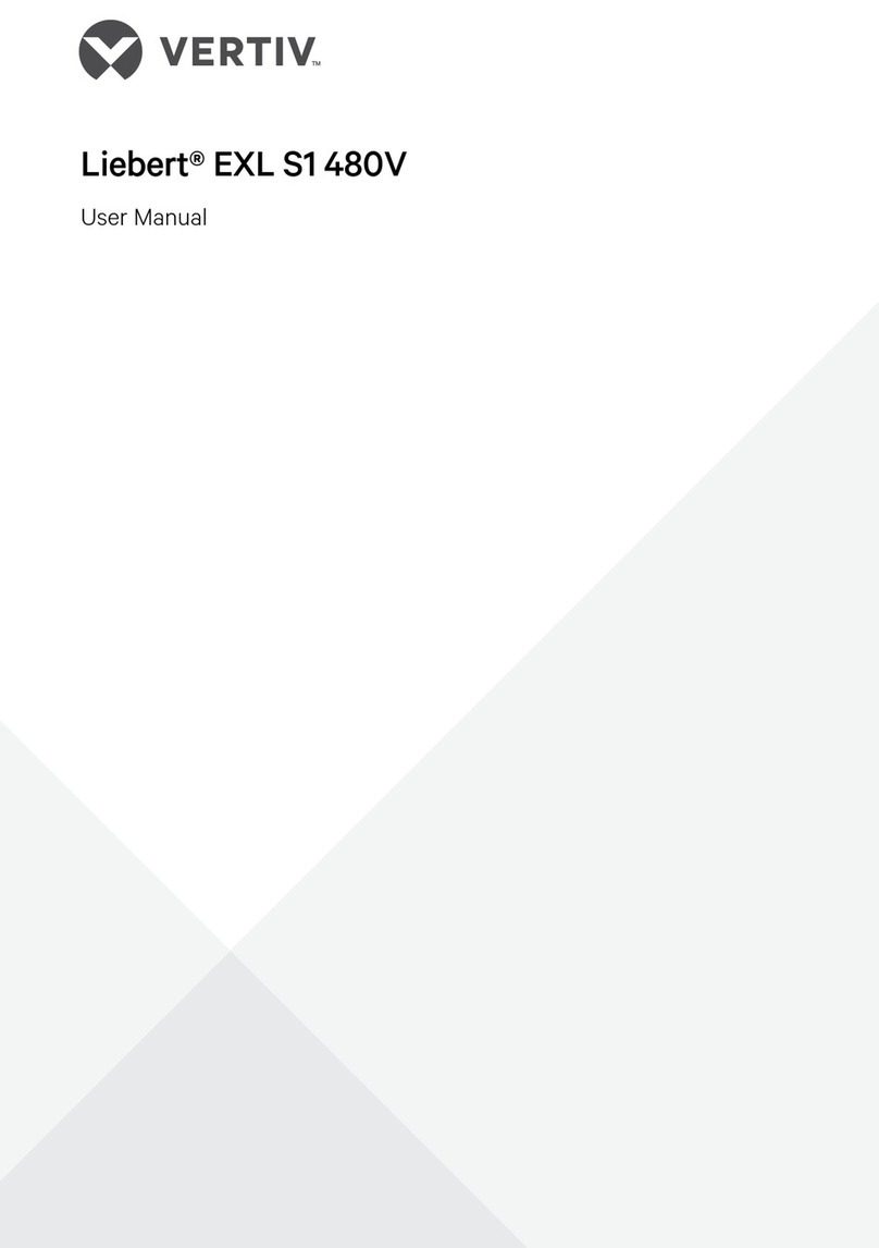 Vertiv Liebert EXL S1 480V User manual