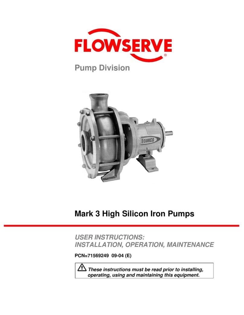 Flowserve Mark 3 User manual Flowserve Mark 3 User manual