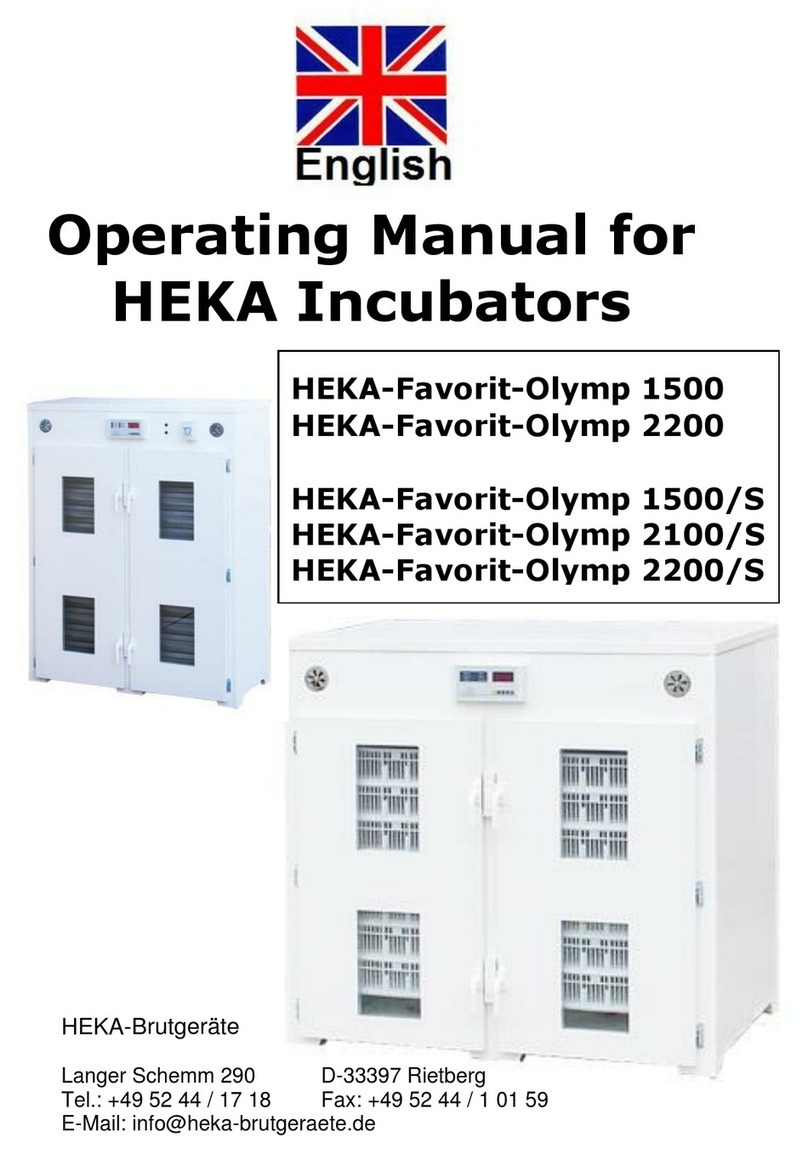 HEKA Favorit-Olymp 1500 operating manual