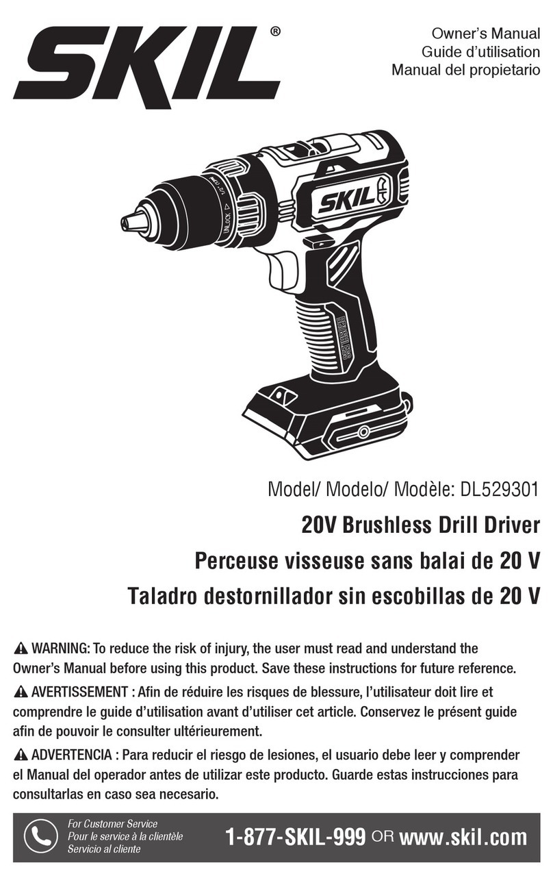 Skil DL529301 owner's manual