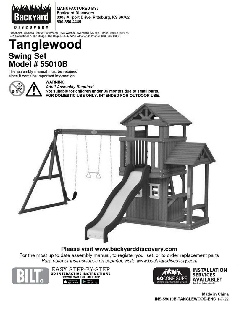 Backyard Discovery 55010B manual Backyard Discovery 55010B manual