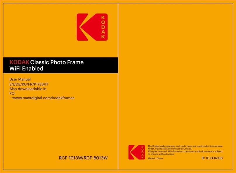 Kodak RCF-1013W User manual