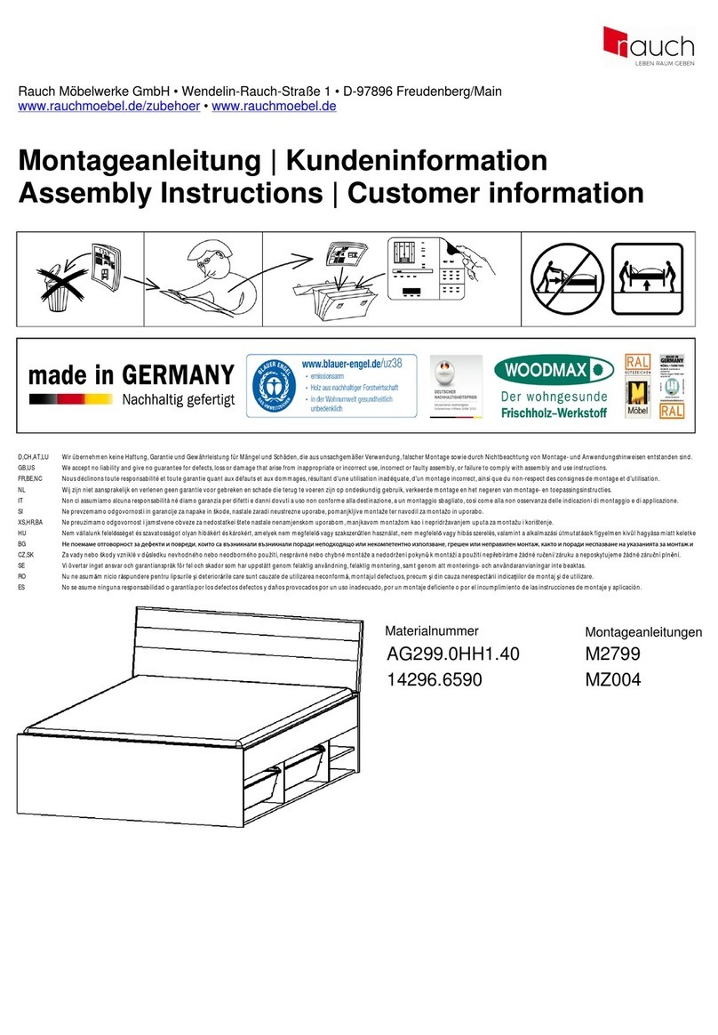 Rauch AG299.0HH1.40 Assembly instructions
