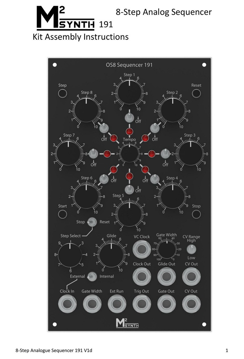M2SYNTH 191 Assembly instructions