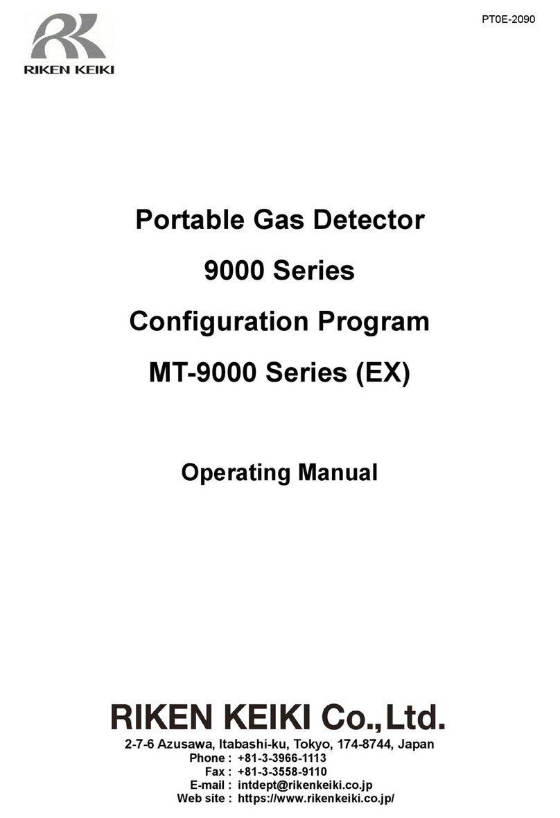 Riken Keiki 9000 Series operating manual