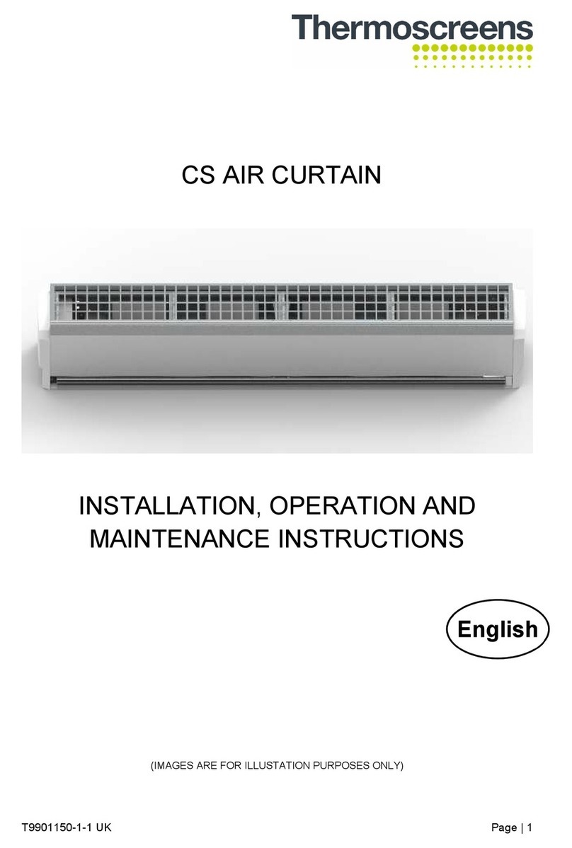 Thermoscreens CS 1000 Installation, operation and maintenance instructions