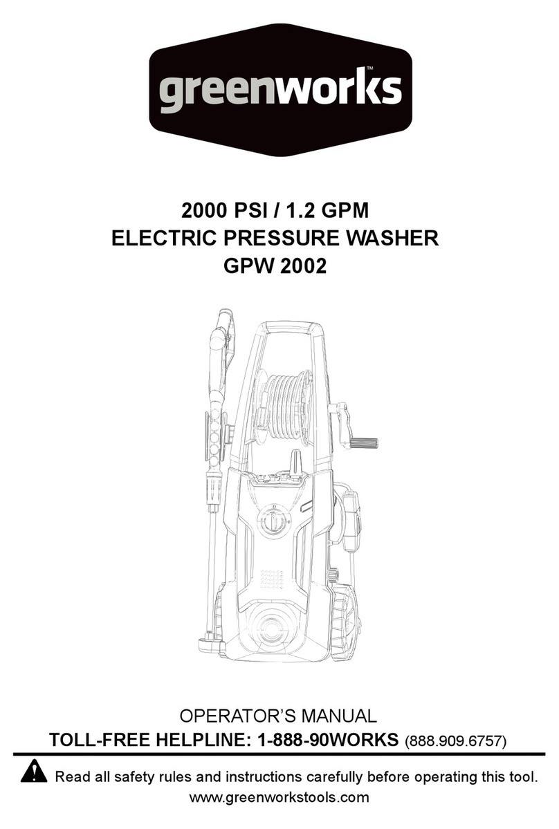 GreenWorks GPW 2002 Operator's manual