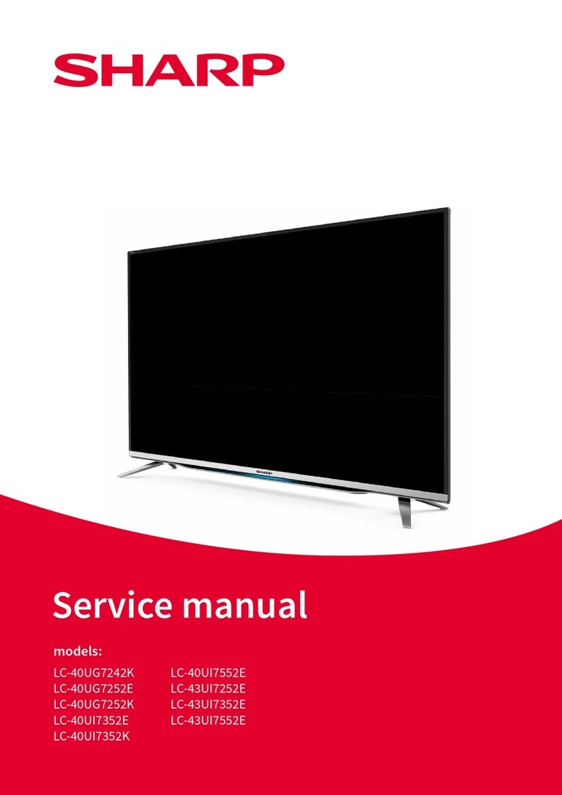 Sharp LC-40UG7242K Service manual