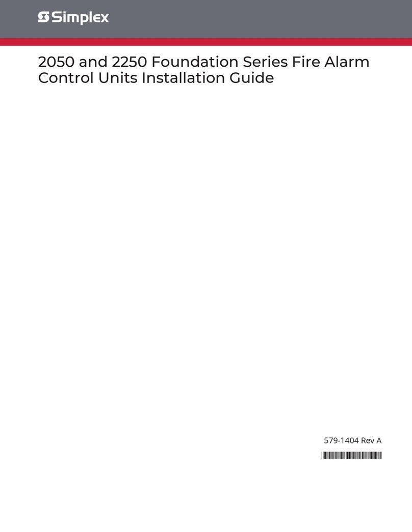 Simplex 2050 User manual