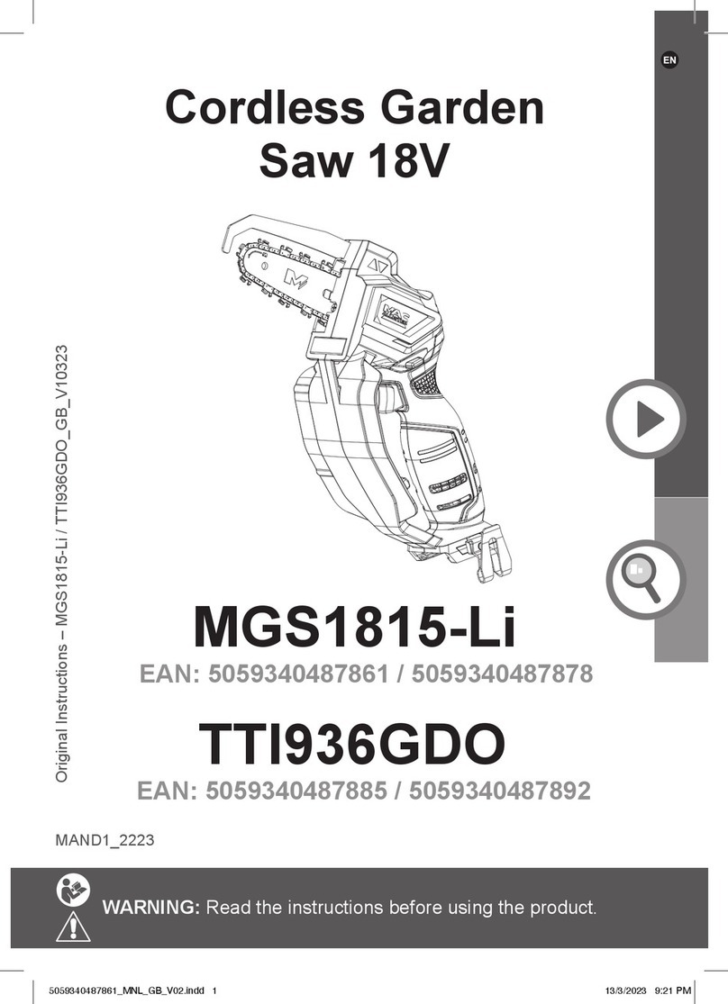 Kingfisher MGS1815-Li Original instructions