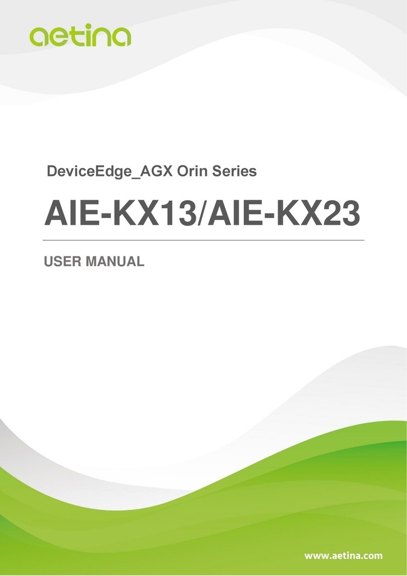 Aetina DeviceEdge AGX Orin Series User manual Aetina DeviceEdge AGX Orin Series User manual