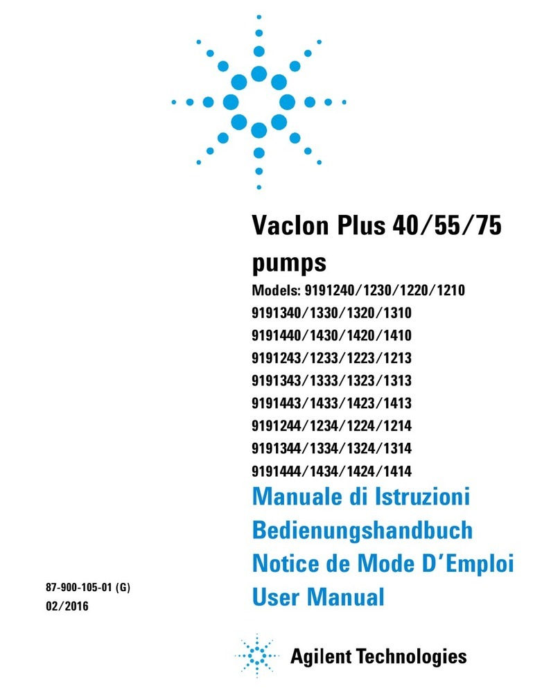 Agilent Technologies VacIon Plus 40 User manual Agilent Technologies VacIon Plus 40 User manual