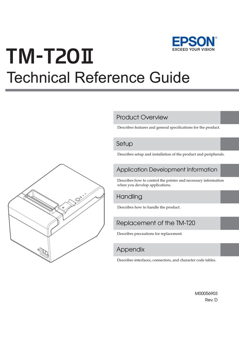 Epson TM-T20II Technical reference guide