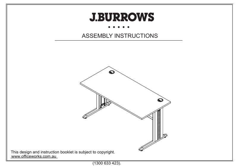 J.Burrows JBMDT157WE User manual