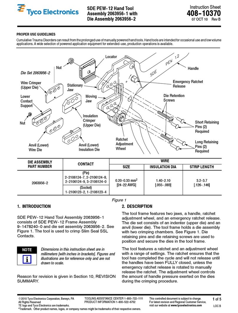 Tyco Electronics 2063956-1 User manual